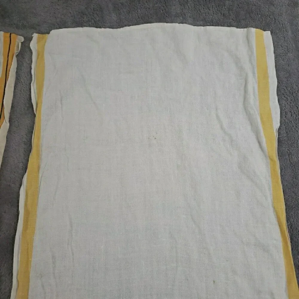 Vintage 6 Bread Tea Towels Embroidered 37